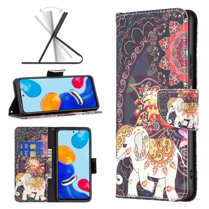 Colored Drawing Leather Phone Case, For Xiaomi Redmi Note 11 International Version