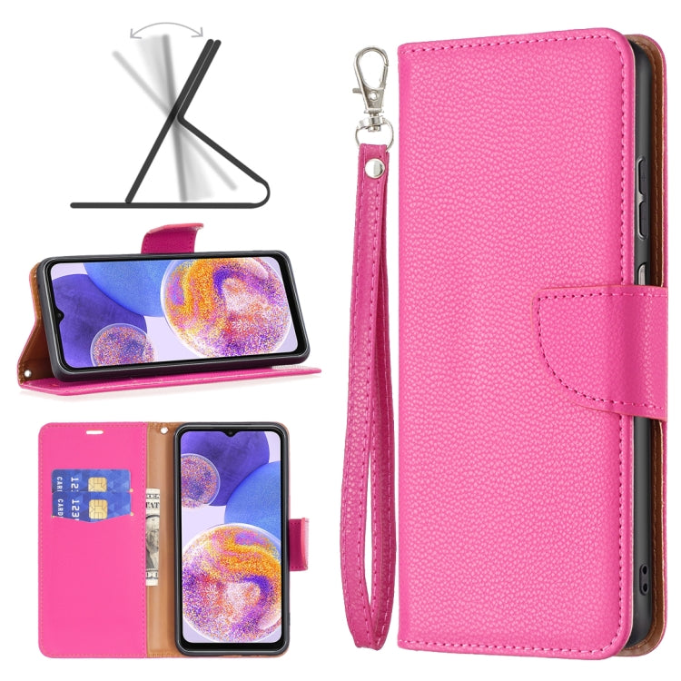 Litchi Texture Pure Color Leather Phone Case, For Xiaomi Redmi Note 11 Global, For Samsung Galaxy A23 5G