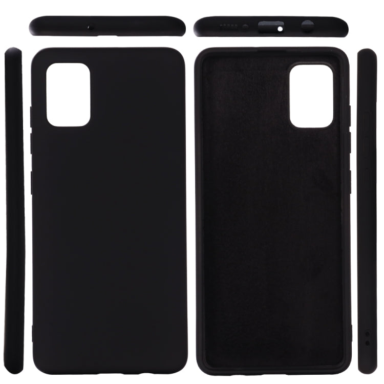 Solid Color Liquid Silicone Shockproof Full Coverage Protective Case, For Galaxy A71, For OnePlus 7T