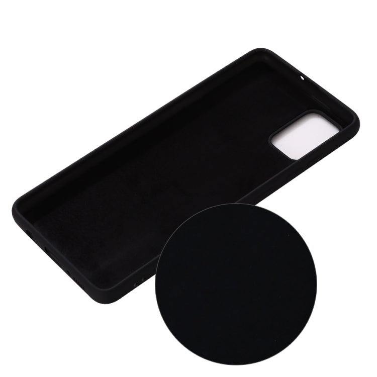 Solid Color Liquid Silicone Shockproof Full Coverage Protective Case, For Galaxy A71, For OnePlus 7T