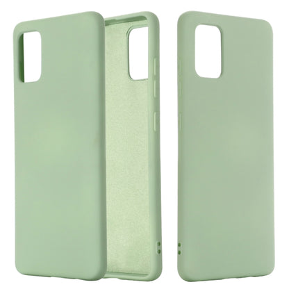 Solid Color Liquid Silicone Shockproof Full Coverage Protective Case, For Galaxy A71, For OnePlus 7T