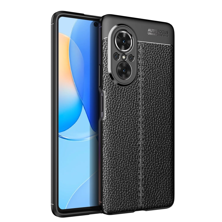 Litchi Texture Shockproof TPU Phone Case, For Huawei nova 9 SE, For Xiaomi Poco M4 Pro Fine Hole Version, For OnePlus Nord CE 2 5G