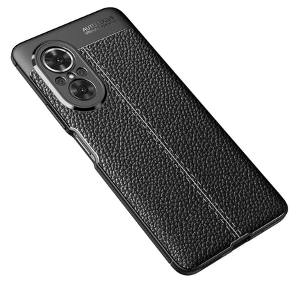 Litchi Texture Shockproof TPU Phone Case, For Huawei nova 9 SE, For Xiaomi Poco M4 Pro Fine Hole Version, For OnePlus Nord CE 2 5G