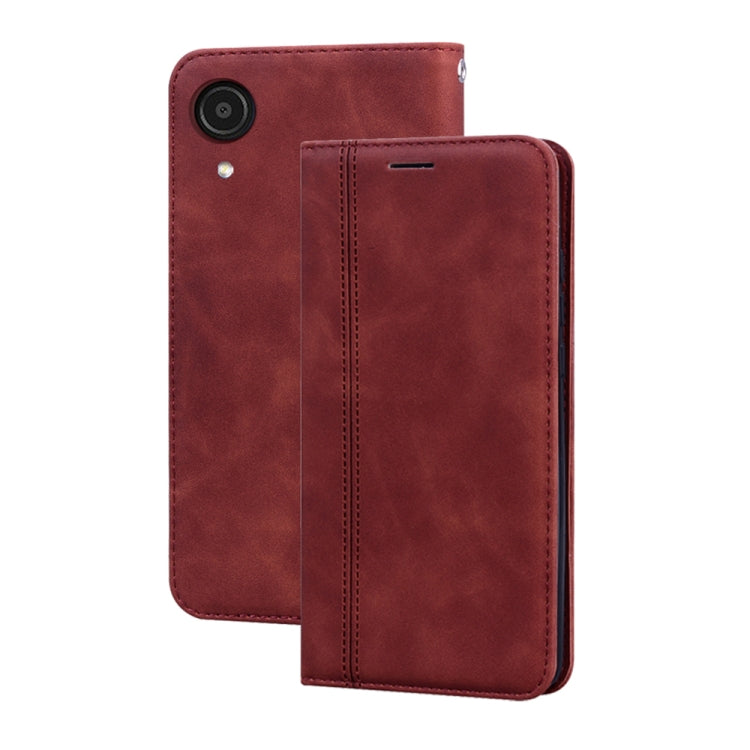 Frosted Business Magnetic Flip Leather Phone Case, For Xiaomi Redmi Note 11 / Note 11S, For Samsung Galaxy A03 Core, For Samsung Galaxy A03s 164mm, For Samsung Galaxy A03 164mm