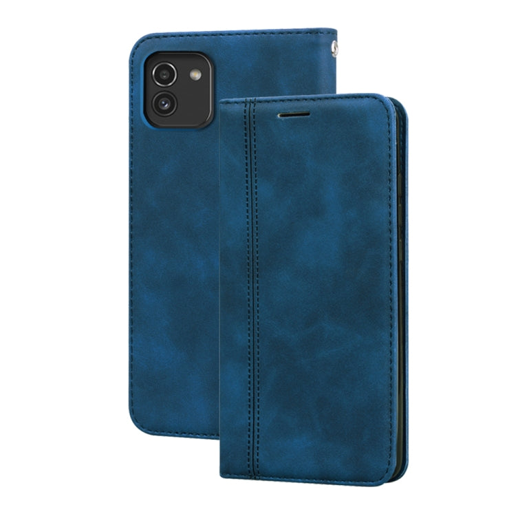 Frosted Business Magnetic Flip Leather Phone Case, For Xiaomi Redmi Note 11 / Note 11S, For Samsung Galaxy A03 Core, For Samsung Galaxy A03s 164mm, For Samsung Galaxy A03 164mm