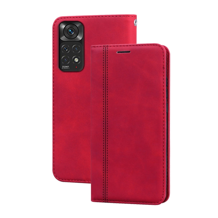 Frosted Business Magnetic Flip Leather Phone Case, For Xiaomi Redmi Note 11 / Note 11S, For Samsung Galaxy A03 Core, For Samsung Galaxy A03s 164mm, For Samsung Galaxy A03 164mm