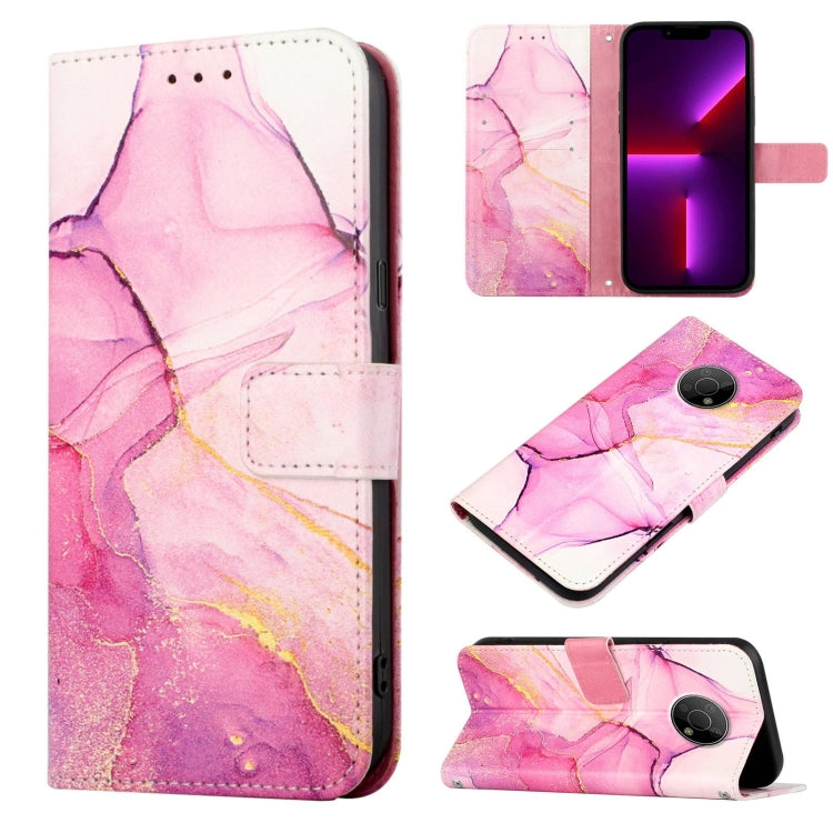 PT003 Marble Pattern Flip Leather Phone Case, For Nokia C30, For Nokia G10 / G20 / 6.3, For Nokia G300, For Nokia X10 / X20
