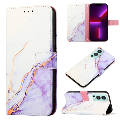 PT003 Marble Pattern Flip Leather Phone Case, For Nokia XR 20, For OnePlus Nord 2 5G, For OnePlus Nord CE 5G, For OnePlus Nord N20 5G & OPPO A96 5G / Reno7 Z