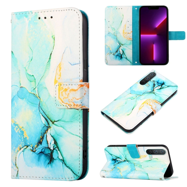 PT003 Marble Pattern Flip Leather Phone Case, For Nokia XR 20, For OnePlus Nord 2 5G, For OnePlus Nord CE 5G, For OnePlus Nord N20 5G & OPPO A96 5G / Reno7 Z