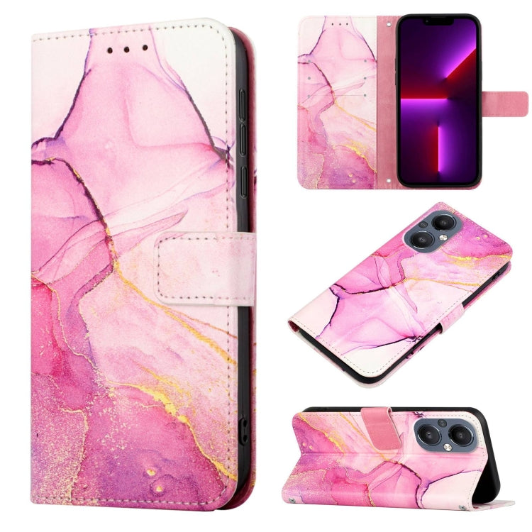 PT003 Marble Pattern Flip Leather Phone Case, For Nokia XR 20, For OnePlus Nord 2 5G, For OnePlus Nord CE 5G, For OnePlus Nord N20 5G & OPPO A96 5G / Reno7 Z
