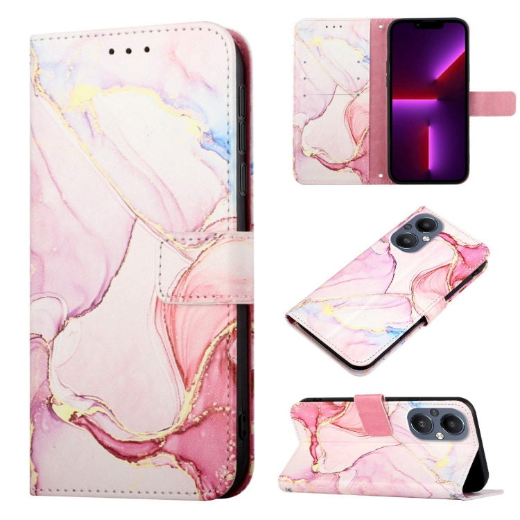 PT003 Marble Pattern Flip Leather Phone Case, For Nokia XR 20, For OnePlus Nord 2 5G, For OnePlus Nord CE 5G, For OnePlus Nord N20 5G & OPPO A96 5G / Reno7 Z
