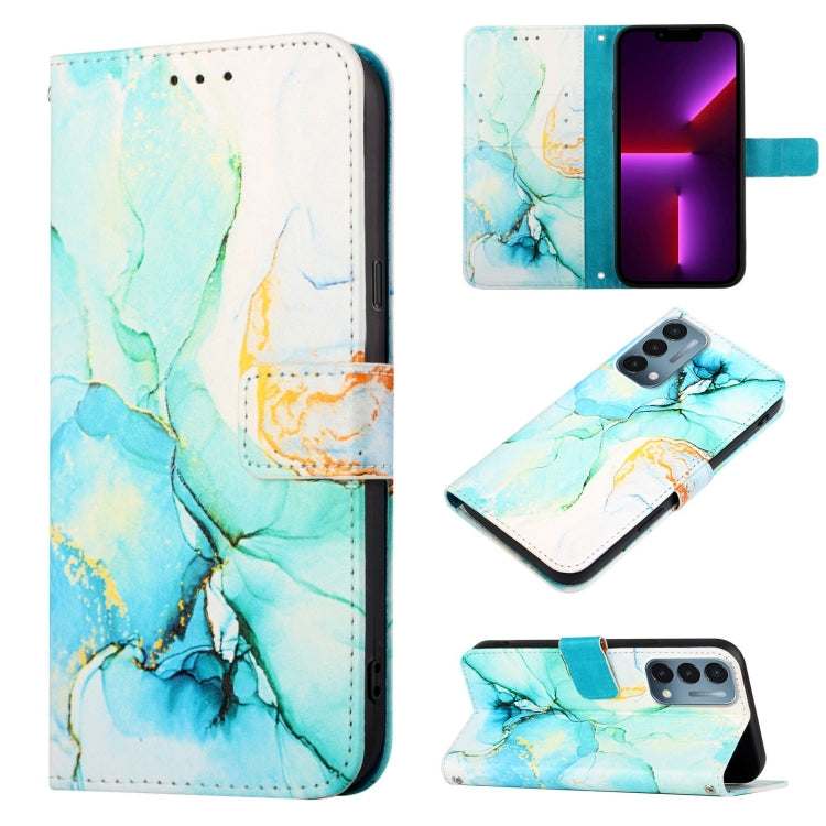 PT003 Marble Pattern Flip Leather Phone Case, For OnePlus Nord N200 5G & OPPO A74 5G, For OnePlus 10 Pro 5G