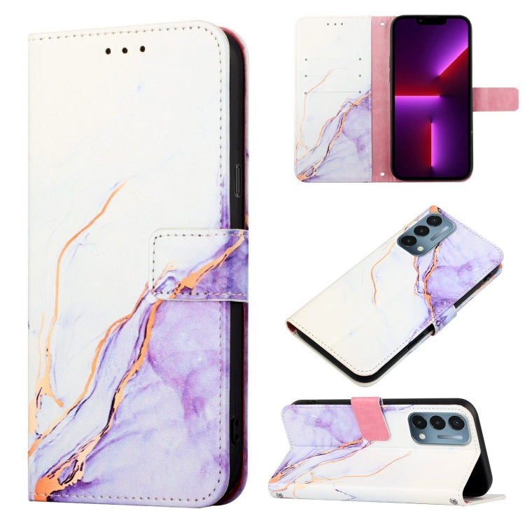 PT003 Marble Pattern Flip Leather Phone Case, For OnePlus Nord N200 5G & OPPO A74 5G, For OnePlus 10 Pro 5G
