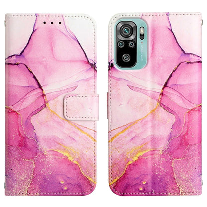 PT003 Marble Pattern Flip Leather Phone Case, For Xiaomi Redmi Note 10 4G / Note 10s, For Xiaomi Redmi Note 10 Pro / Note 10 Pro Max, For Xiaomi Poco M2 / Redmi 9, For Xiaomi Redmi 9A / Redmi 9i India / Redmi 9AT