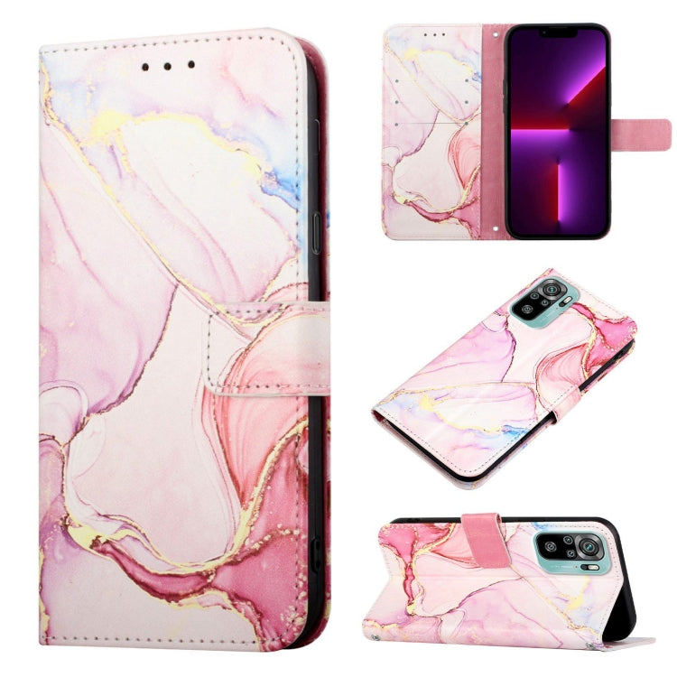 PT003 Marble Pattern Flip Leather Phone Case, For Xiaomi Redmi Note 10 4G / Note 10s, For Xiaomi Redmi Note 10 Pro / Note 10 Pro Max, For Xiaomi Poco M2 / Redmi 9, For Xiaomi Redmi 9A / Redmi 9i India / Redmi 9AT