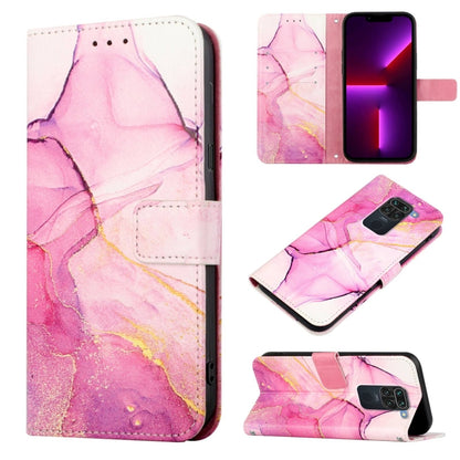 PT003 Marble Pattern Flip Leather Phone Case, For Xiaomi Poco C3 / Redmi 9 India / Redmi 9C / Redmi 9C NFC, For Xiaomi Redmi Note 9 4G Foreign Version / 10X 4G, For Xiaomi Redmi Note 9S / Note 9 Pro / Note 9 Pro Max, For Xiaomi Redmi Note 9T