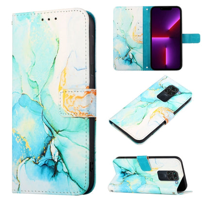 PT003 Marble Pattern Flip Leather Phone Case, For Xiaomi Poco C3 / Redmi 9 India / Redmi 9C / Redmi 9C NFC, For Xiaomi Redmi Note 9 4G Foreign Version / 10X 4G, For Xiaomi Redmi Note 9S / Note 9 Pro / Note 9 Pro Max, For Xiaomi Redmi Note 9T
