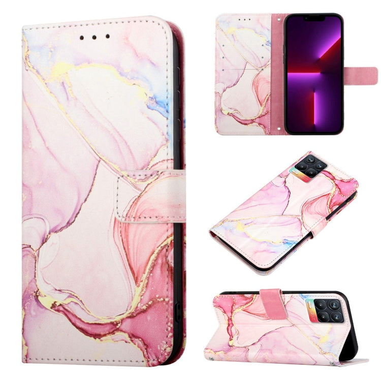 PT003 Marble Pattern Flip Leather Phone Case, For OPPO K9x, For Realme 8 / 8 Pro, For Realme 8i, For Realme C12 / C15 / C25 / C25s / 7i Global / Narzo 20 / Narzo 30A