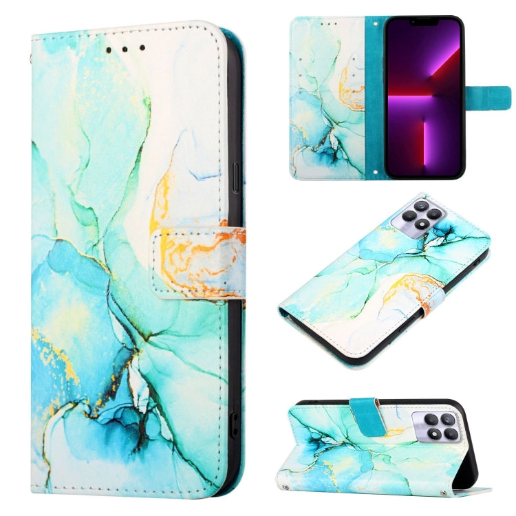 PT003 Marble Pattern Flip Leather Phone Case, For OPPO K9x, For Realme 8 / 8 Pro, For Realme 8i, For Realme C12 / C15 / C25 / C25s / 7i Global / Narzo 20 / Narzo 30A