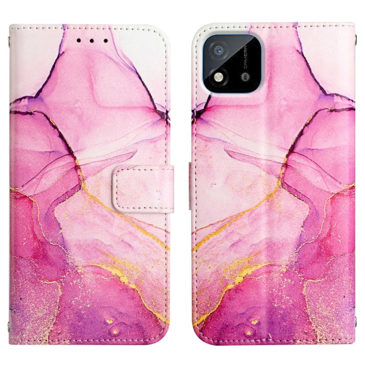 PT003 Marble Pattern Flip Leather Phone Case, For Realme C20 / C11 2021, For Realme C21Y / C25Y, For Realme GT Master / Q3 Pro Carnival, For Realme Narzo 50A