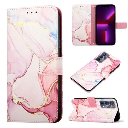 PT003 Marble Pattern Flip Leather Phone Case, For Realme C20 / C11 2021, For Realme C21Y / C25Y, For Realme GT Master / Q3 Pro Carnival, For Realme Narzo 50A