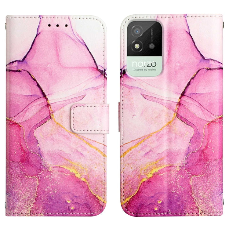 PT003 Marble Pattern Flip Leather Phone Case, For Realme Narzo 50i, For Realme 8 5G / V13 5G / Narzo 30 5G, For OPPO Reno6 Pro+ 5G, For OPPO Reno6 5G