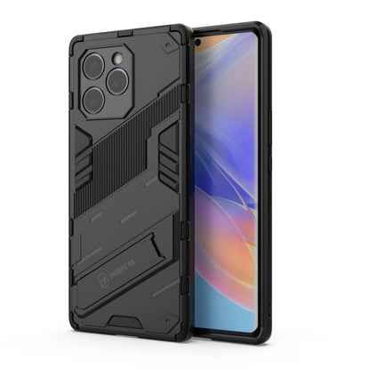 Punk Armor 2 in 1 PC + TPU Shockproof Phone Case with Invisible Holder, For OPPO Find X5 Pro, For OPPO Find X5, For Honor 60 SE