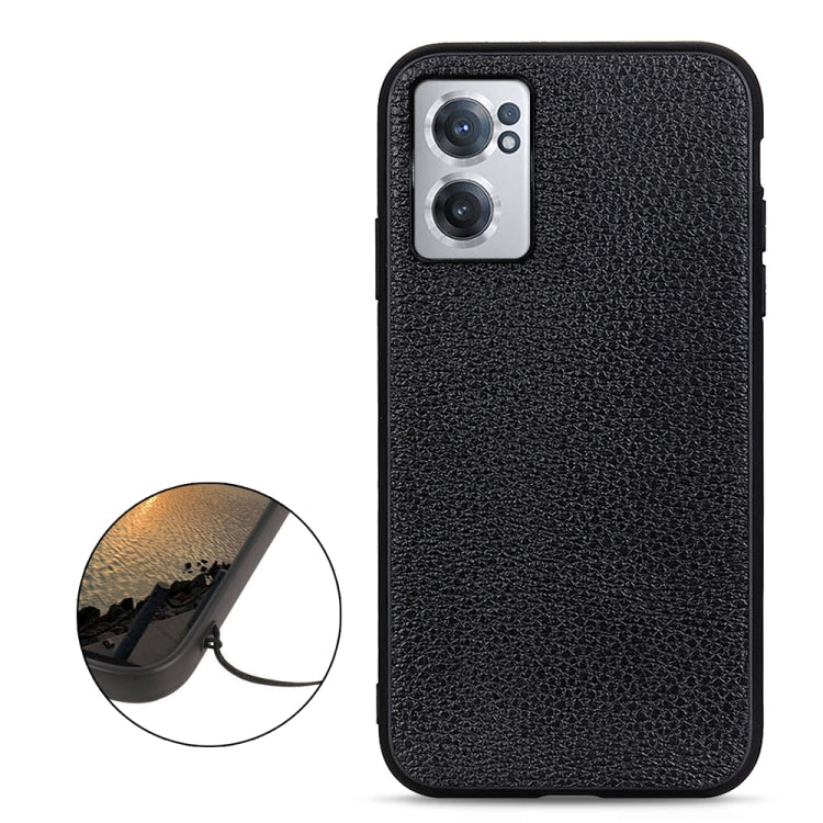 Litchi Texture Genuine Leather Phone Case, For OnePlus Nord CE 2 5G, For Xiaomi Redmi K40S 5G, For Xiaomi Redmi K50/K50 Pro Fine Hole Version, For Huawei nova 9 SE Fine Hole Version