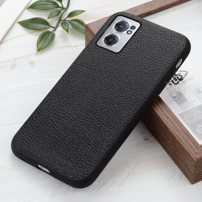 Litchi Texture Genuine Leather Phone Case, For OnePlus Nord CE 2 5G, For Xiaomi Redmi K40S 5G, For Xiaomi Redmi K50/K50 Pro Fine Hole Version, For Huawei nova 9 SE Fine Hole Version