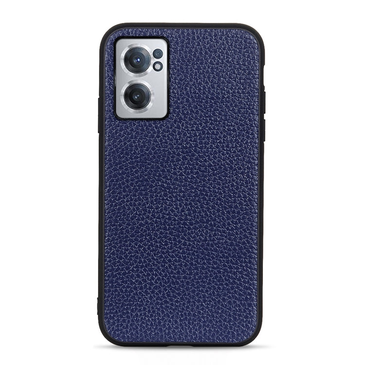 Litchi Texture Genuine Leather Phone Case, For OnePlus Nord CE 2 5G, For Xiaomi Redmi K40S 5G, For Xiaomi Redmi K50/K50 Pro Fine Hole Version, For Huawei nova 9 SE Fine Hole Version