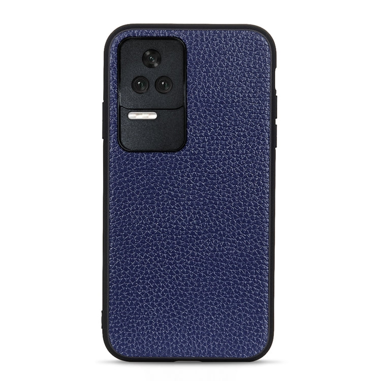 Litchi Texture Genuine Leather Phone Case, For OnePlus Nord CE 2 5G, For Xiaomi Redmi K40S 5G, For Xiaomi Redmi K50/K50 Pro Fine Hole Version, For Huawei nova 9 SE Fine Hole Version
