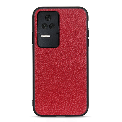 Litchi Texture Genuine Leather Phone Case, For OnePlus Nord CE 2 5G, For Xiaomi Redmi K40S 5G, For Xiaomi Redmi K50/K50 Pro Fine Hole Version, For Huawei nova 9 SE Fine Hole Version