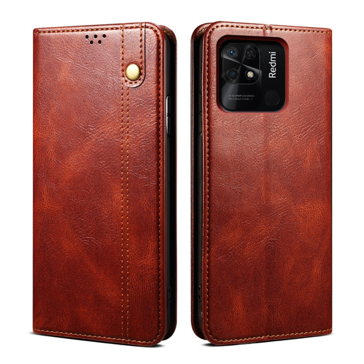 Oil Wax Crazy Horse Texture Leather Phone Case, For OPPO A96 5G / Reno7 Z 5G, For Google Pixel 7 Pro 5G, For Google Pixel 7 5G, For Huawei nova 9 SE, For Xiaomi Redmi 10C, For Samsung Galaxy A23 5G
