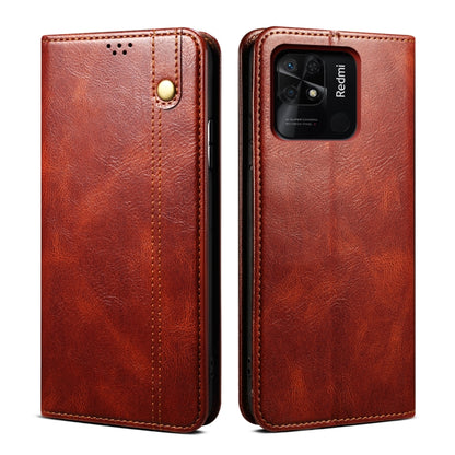 Oil Wax Crazy Horse Texture Leather Phone Case, For OPPO A96 5G / Reno7 Z 5G, For Google Pixel 7 Pro 5G, For Google Pixel 7 5G, For Huawei nova 9 SE, For Xiaomi Redmi 10C, For Samsung Galaxy A23 5G