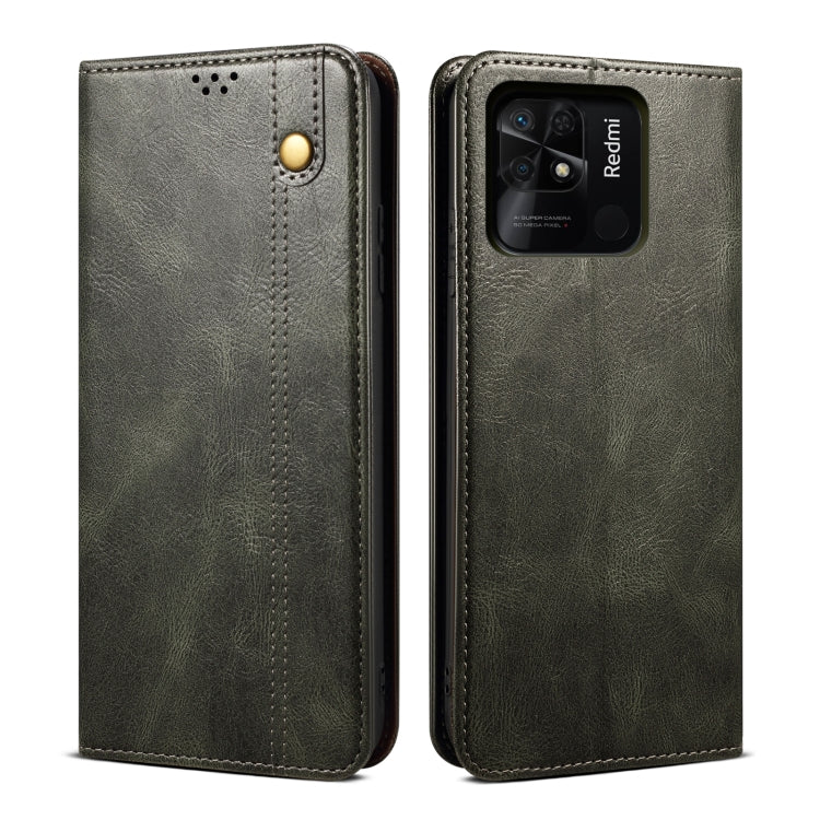 Oil Wax Crazy Horse Texture Leather Phone Case, For OPPO A96 5G / Reno7 Z 5G, For Google Pixel 7 Pro 5G, For Google Pixel 7 5G, For Huawei nova 9 SE, For Xiaomi Redmi 10C, For Samsung Galaxy A23 5G