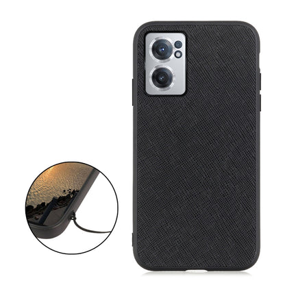 Cross Texture Genuine Leather Phone Case, For OnePlus Nord CE 2 5G, For Xiaomi Redmi K40S 5G, For Xiaomi Redmi K50/K50 Pro Fine Hole Version, For Huawei nova 9 SE Fine Hole Version