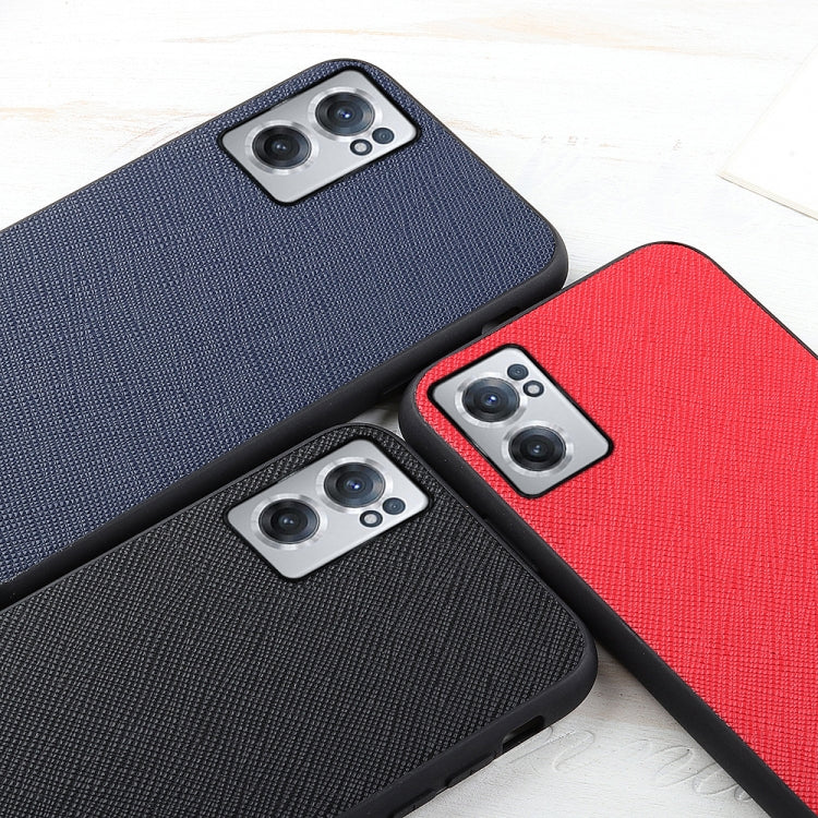 Cross Texture Genuine Leather Phone Case, For OnePlus Nord CE 2 5G, For Xiaomi Redmi K40S 5G, For Xiaomi Redmi K50/K50 Pro Fine Hole Version, For Huawei nova 9 SE Fine Hole Version