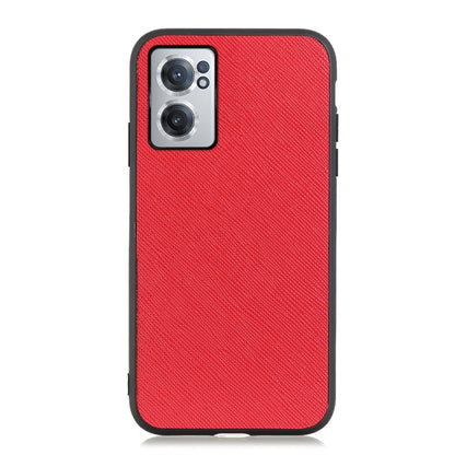 Cross Texture Genuine Leather Phone Case, For OnePlus Nord CE 2 5G, For Xiaomi Redmi K40S 5G, For Xiaomi Redmi K50/K50 Pro Fine Hole Version, For Huawei nova 9 SE Fine Hole Version