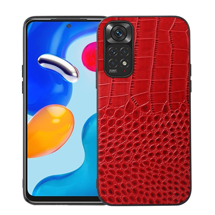 Crocodile Top Layer Cowhide Leather Phone Case, For Xiaomi Redmi K40S 5G, For Xiaomi Redmi K50 / K50 Pro 5G, For Xiaomi Redmi Note 11 4G / Note 11S, For Xiaomi 12 Pro, For Xiaomi 12 / 12X, For Xiaomi Mi Mix Fold