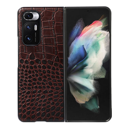 Crocodile Top Layer Cowhide Leather Phone Case, For Xiaomi Redmi K40S 5G, For Xiaomi Redmi K50 / K50 Pro 5G, For Xiaomi Redmi Note 11 4G / Note 11S, For Xiaomi 12 Pro, For Xiaomi 12 / 12X, For Xiaomi Mi Mix Fold