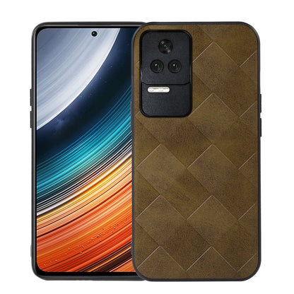 Weave Plaid PU Phone Case, For Xiaomi Redmi K40S 5G, For Xiaomi Redmi K50 / K50 Pro 5G, For Xiaomi Redmi Note 11 4G / Note 11S, For Xiaomi Mi Mix Fold