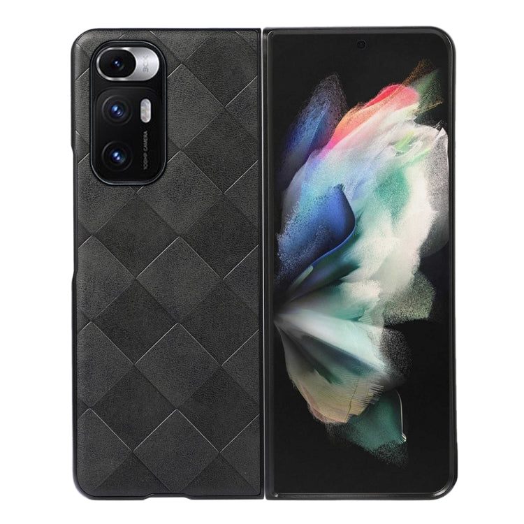 Weave Plaid PU Phone Case, For Xiaomi Redmi K40S 5G, For Xiaomi Redmi K50 / K50 Pro 5G, For Xiaomi Redmi Note 11 4G / Note 11S, For Xiaomi Mi Mix Fold