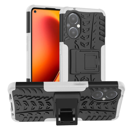 Tire Texture Shockproof TPU+PC Phone Case with Holder, For OnePlus Nord N20 5G, For Samsung Galaxy A73 5G, For Samsung Galaxy A23