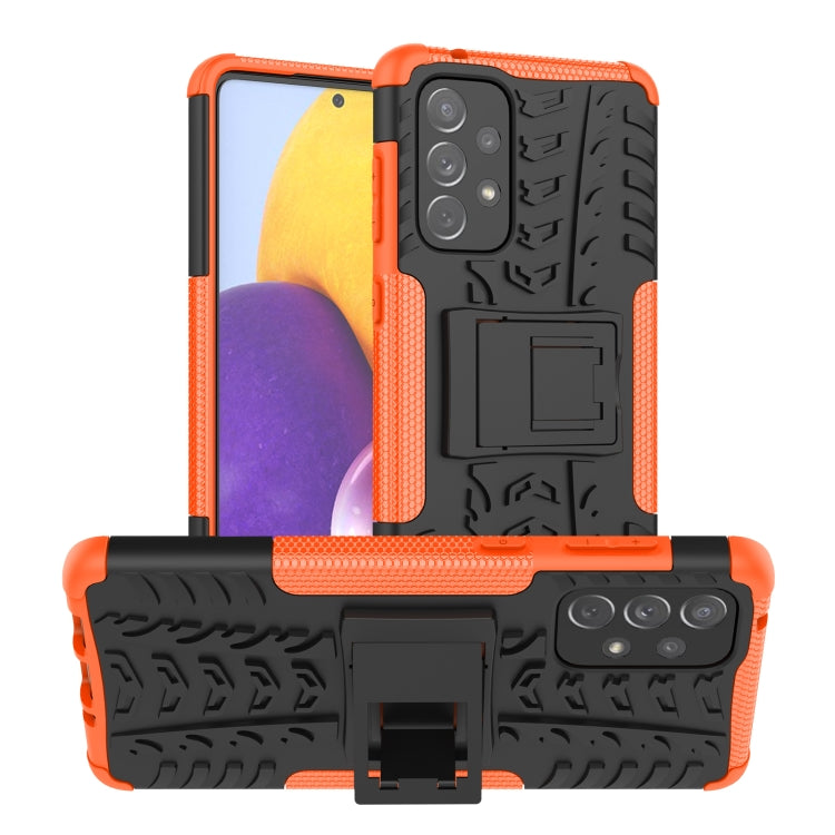 Tire Texture Shockproof TPU+PC Phone Case with Holder, For OnePlus Nord N20 5G, For Samsung Galaxy A73 5G, For Samsung Galaxy A23