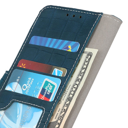 Magnetic Crocodile Texture Horizontal Flip Leather Phone Case, For Xiaomi Poco X4 Pro 5G