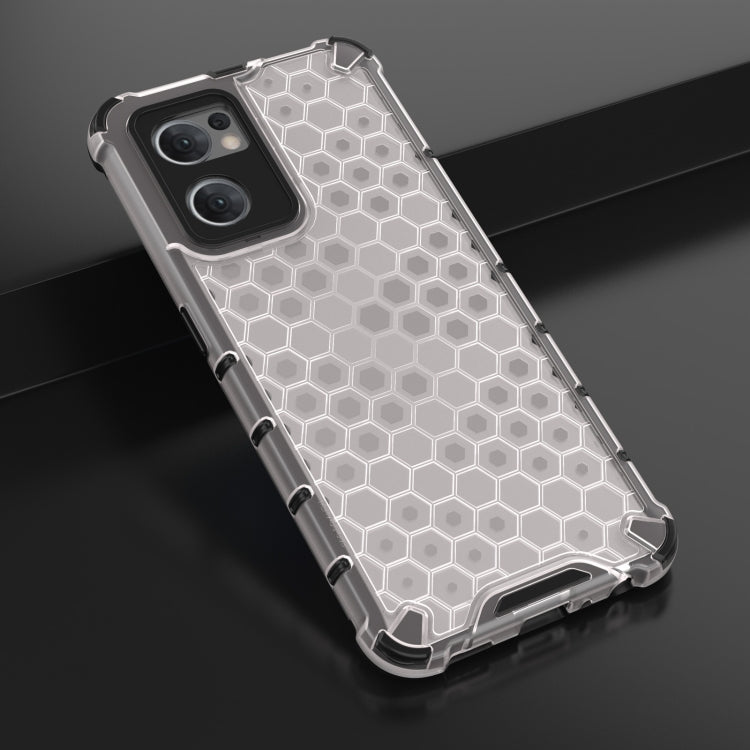 Shockproof Honeycomb PC + TPU Phone Case, For OPPO Reno7 5G Global / Find X5 Lite