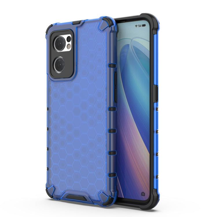 Shockproof Honeycomb PC + TPU Phone Case, For OPPO Reno7 5G Global / Find X5 Lite