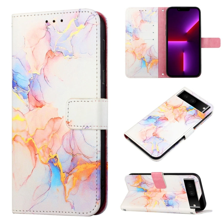 PT003 Marble Pattern Flip Leather Phone Case, For Tecno Spark Go 2021, For Motorola Moto G22, For Tecno Spark Go 2022 / Spark 8C, For Google Pixel 7 Pro 5G