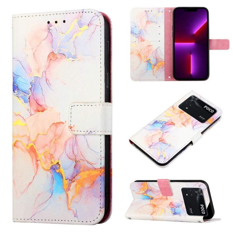 PT003 Marble Pattern Flip Leather Phone Case, For Google Pixel 7, For Xiaomi Redmi K50, For Xiaomi Redmi K50 Pro, For Xiaomi Poco M4 Pro 4G