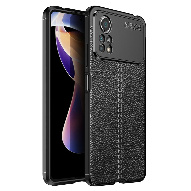 Litchi Texture TPU Shockproof Phone Case, For Xiaomi Poco X4 Pro 5G Precise Hole